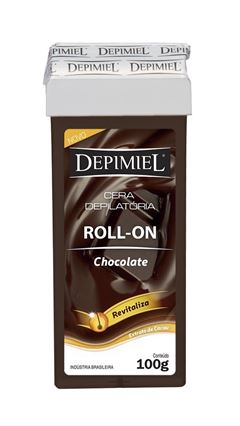 Cera Refil Roll On Depimiel 100 gr Chocolate