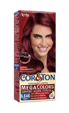 Coloração Niely Cor & Ton Mega Colors Vermelho Cereja 6.646