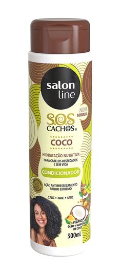 Condicionador Salon Line S.O.S Cachos 300 ml Óleo de Coco