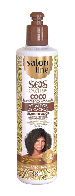 Ativador de Cachos Salon Line S.O.S Cachos 300 ml Coco