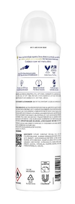 Desodorante Aerosol Antitranspirante Dove 150 ml Invisible Dry