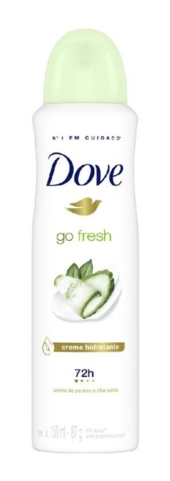 Desodorante Aerosol Antitranspirante Dove Go Fresh 150 ml Pepino e Chá Verde