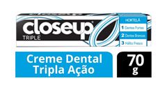 Creme Dental Closeup Triple 70 gr Hortelã
