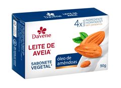 Sabonete Davene Leite de Aveia 90 gr Oleo de Amendoas