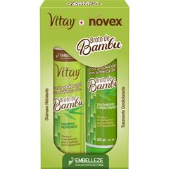 Kit Novex Revitay Broto de Bambú Shampoo e Condicionador 300ml