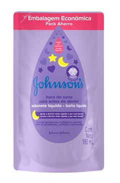 Sabonete Líquido Johnson s Baby Refil 180 ml Hora do Sono