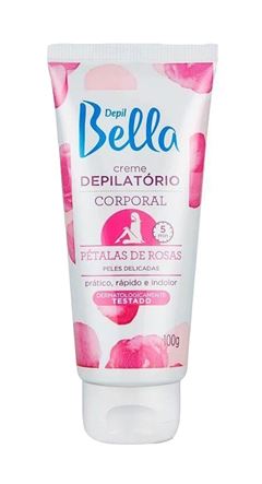 Creme Depilatorio Corporal Depil Bella 100 gr Petalas de Rosas 