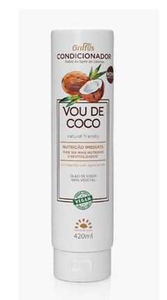 Condicionador Griffus Vou de Coco 420 ml 