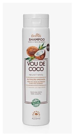 Shampoo Griffus Vou de Coco 420 ml