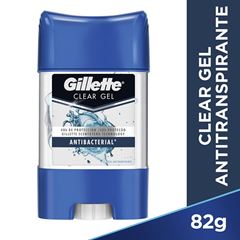 Desodorante em Gel Antitranspirante Gillete 82 gr Antibacterial 