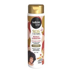 Shampoo Salon Line S.O.S Cachos 300 ml Óleo de Rícino e Queratina