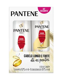 Kit Shampoo + Condicionador Pantene 175 ml Cachos Hidra-Vitaminados