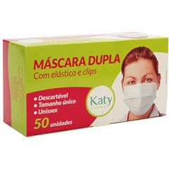 Máscara Descartável Katy com Elástico | Com 50 Unidades