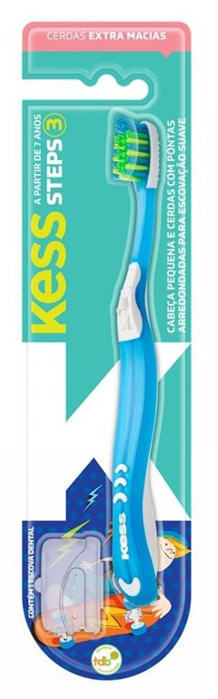 Escova Dental Infantil Kess Steps3 Extra Macia 