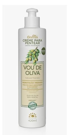 Creme para Pentear Griffus Vou de Oliva 420 ml