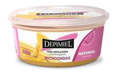 Cera Depilatória Depimiel Microondas 200 gr Natural com Mel
