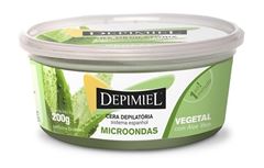 Cera Depilatória Depimiel Microondas 200 gr Vegetal com Aloe Vera
