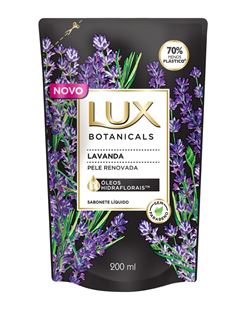Sabonete Liquido Lux Refil 200 ml Lavanda