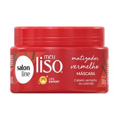 Máscara Salon Line Meu Liso 300 gr Matizador Vermelho