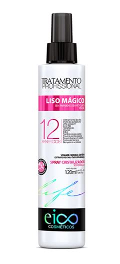 Spray Finalizador Eico Tratamento Profissional 120 ml Liso Magico 