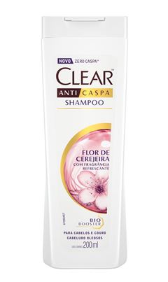 Shampoo Anticaspa Clear Women 200 ml Flor de Cerejeira 