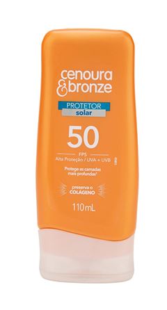 Protetor Solar Cenoura & Bronze FPS 50 110 ml