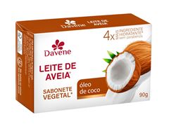 Sabonete Davene Leite de Aveia 90 gr Oleo de Coco
