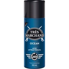 Desodorante Spray Très Marchand 100ml Masculino Ocean