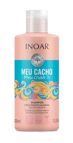 Shampoo Inoar 400 ml Meu Cacho Meu Crush