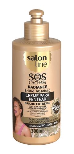 Creme Para Pentear Salon Line S O S Cachos Mel 300 Ml Mel E Oleo De Coco Livia Distribuidora