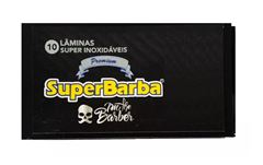 Lâmina de Barbear Super Barba Premium 10 unidades Black 