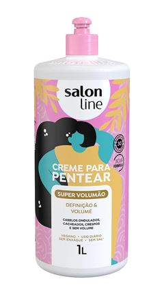Creme para Pentear Salon Line 1 kg Hidratacão Profunda Super Volume 