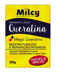 Sachê de Tratamento Capilar Milcy 30 gr Queratina