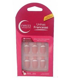 Unhas Fhaces Francesa Com 24 Rosa