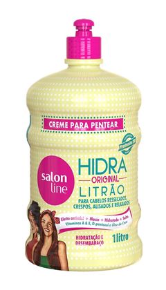 Creme para Pentear Salon Line Hidra 1 Litro Hidratação Intensa D Pantenol