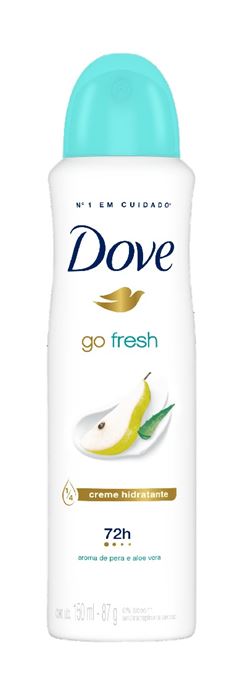 Desodorante Aerosol Antitranspirante Dove Go Fresh 150 ml Pera e Aloe Vera