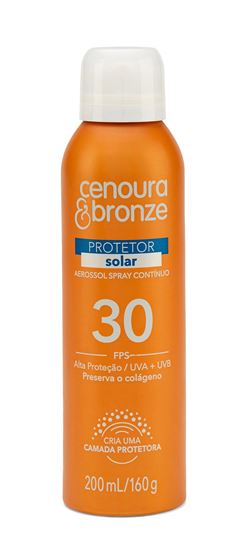 Protetolar Solar Aerosol Cenoura & Bronze FPS 30 200 ml