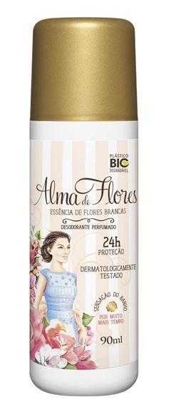 Desodorante Alma De Flores 90ml Flores Brasileiro
