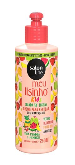 Creme para Pentear Infantil Salon Line Meu Lisinho Kids  250 ml Salada de Frutas