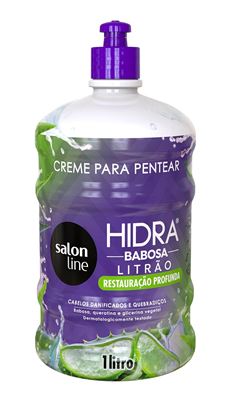 Creme para Pentear Salon Line Hidra 1 litro Restauração Intensa