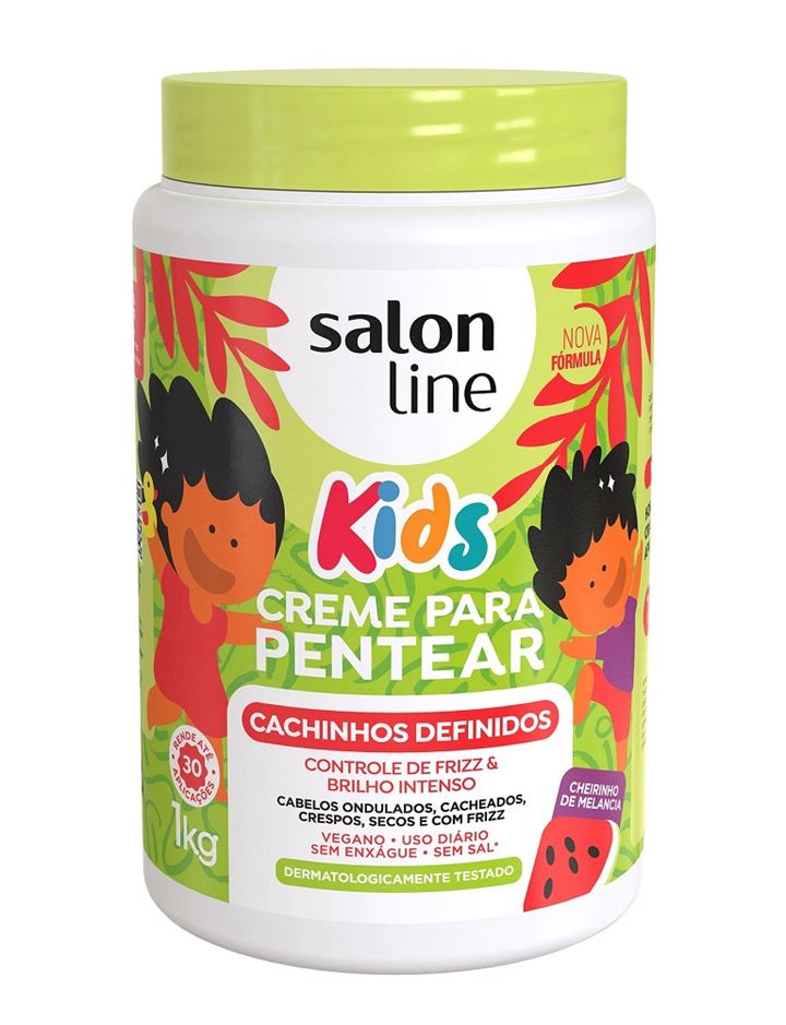 Creme para Pentear Salon Line Kids 1 kg  Cachinhos Definidos