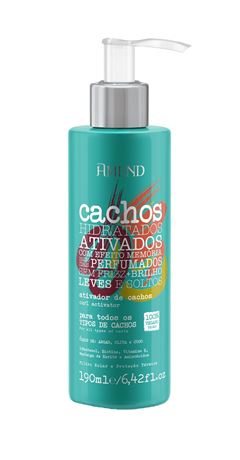 Leave-In Amend Cachos 190 ml Hidratados e Ativados 