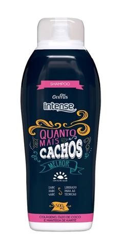 Shampoo Griffus Intense 500 ml Quanto Mais Cachos Melhor