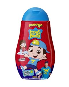 Shampoo Infantil Luccas Neto 250 ml Todos os Tipos de Cabelo 
