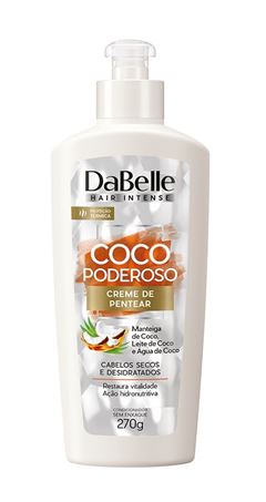 Creme de Pentear Dabelle 270 gr Coco Poderoso