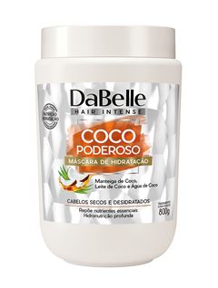 Máscara de Hidratação Dabelle 800 gr Coco Poderoso