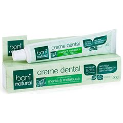 Creme Dental Boni Natural 90g Menta e Melaleuca