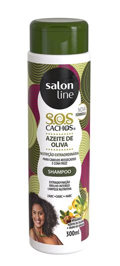 Shampoo Salon Line S.O.S Cachos 300 ml Azeite de Oliva 