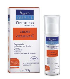 Hidratante Facial Antirrugas e Clareador Nupill 30 gr Vitamina C 