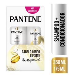 Kit Shampoo 350 ml + Condicionador 175 ml Pantene Liso Extremo